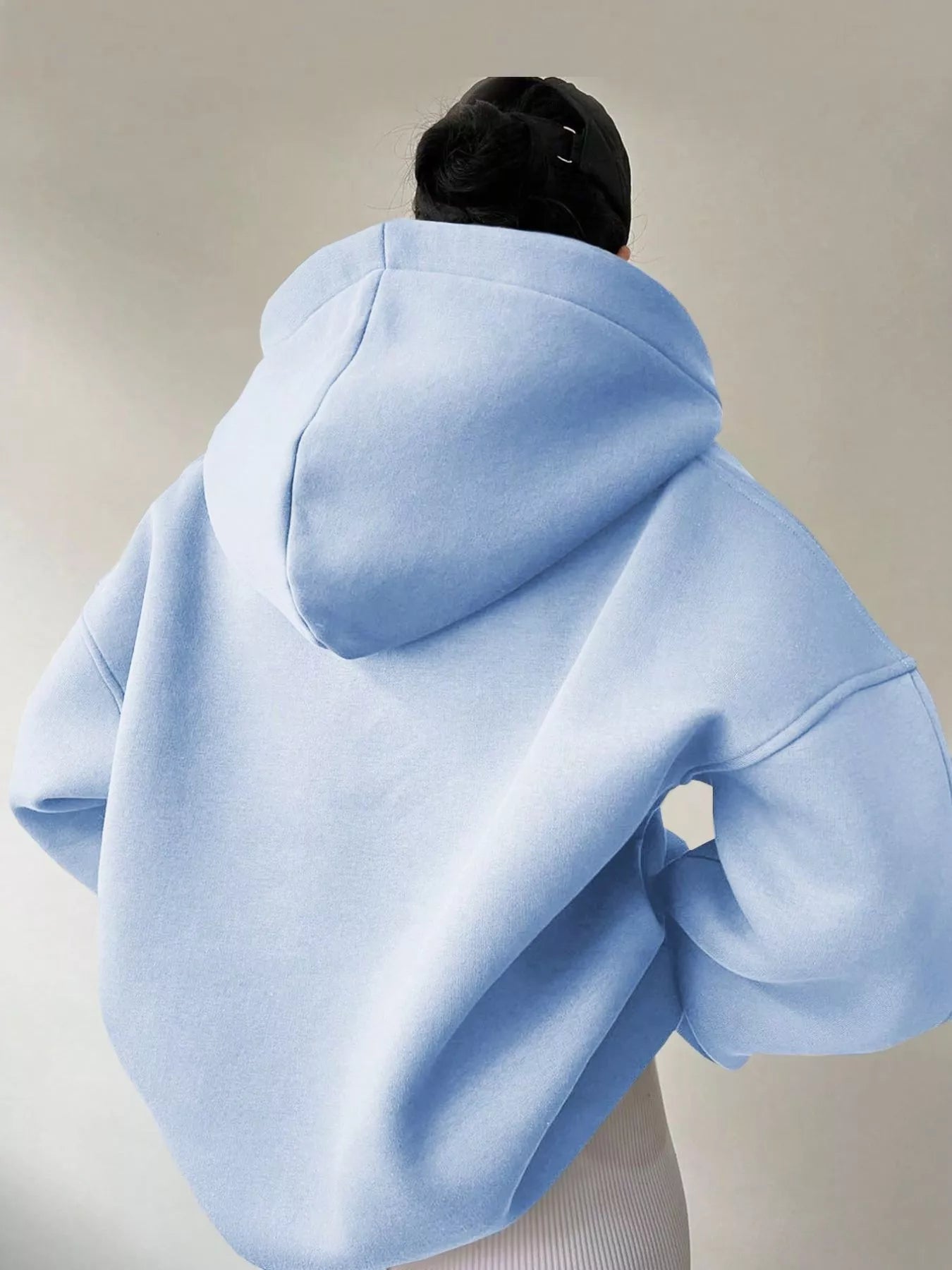 Sarah Express Women's Dropped Shoulder Long Sleeve Sweatshirt