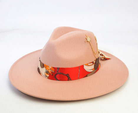 Women's British Wool-Like Felt Hat Bell Crown Elegant Winter