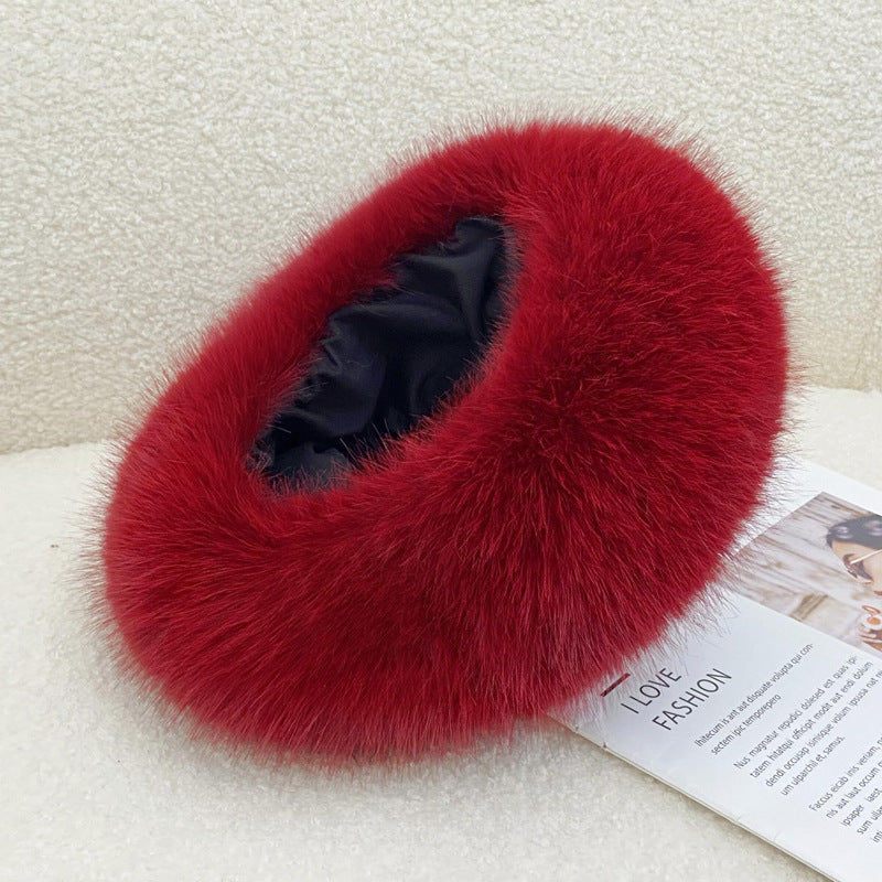 Faux Fur Headband Ear Warmer Winter Hair Band Accessory