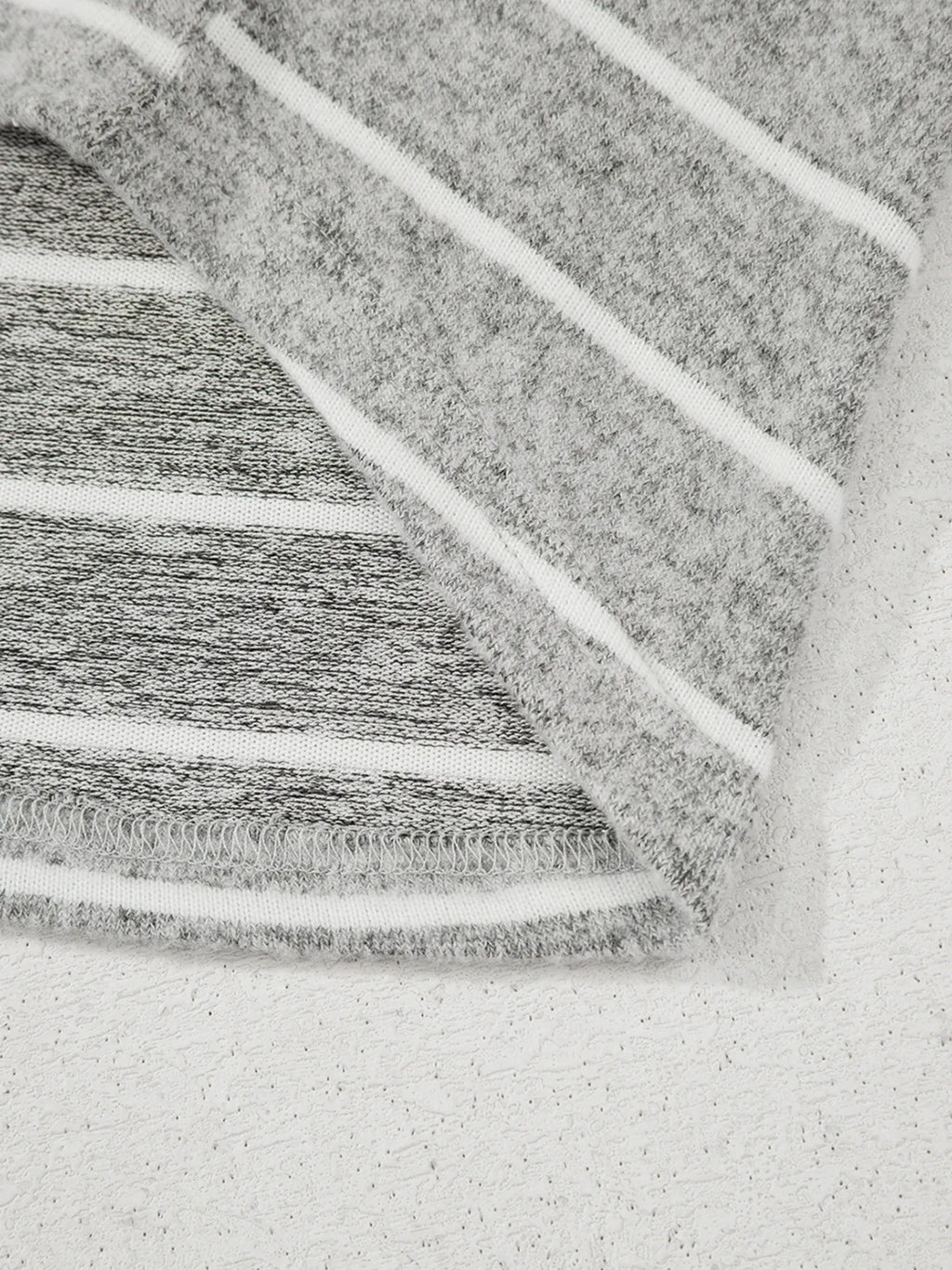 Sarah Express Women's Stripe Dolman Sleeve Drop Shoulder Top