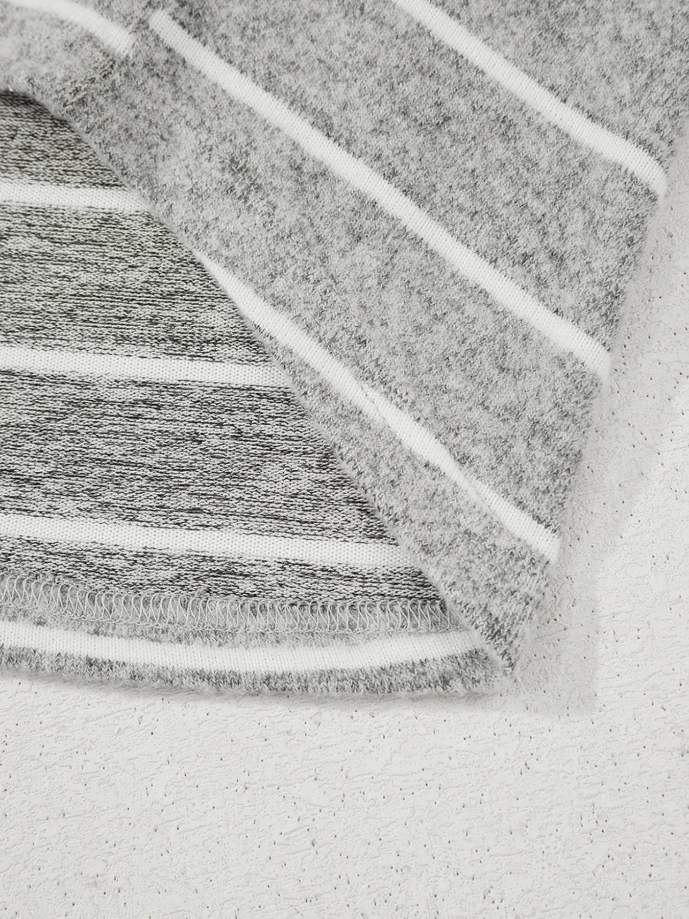 Sarah Express Women's Stripe Dolman Sleeve Drop Shoulder Top