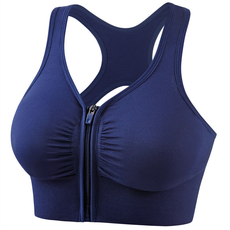 Women's Shockproof Push Up Sports Bra - High Impact Running Yoga Fitness Plus Size