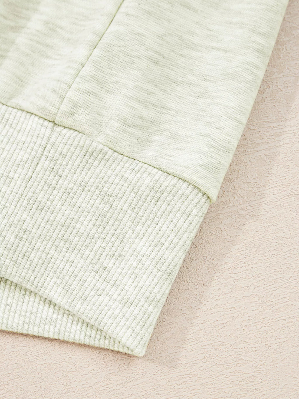 Sarah Express Women's Contrast Striped Patchwork Zip Collar Sweatshirt