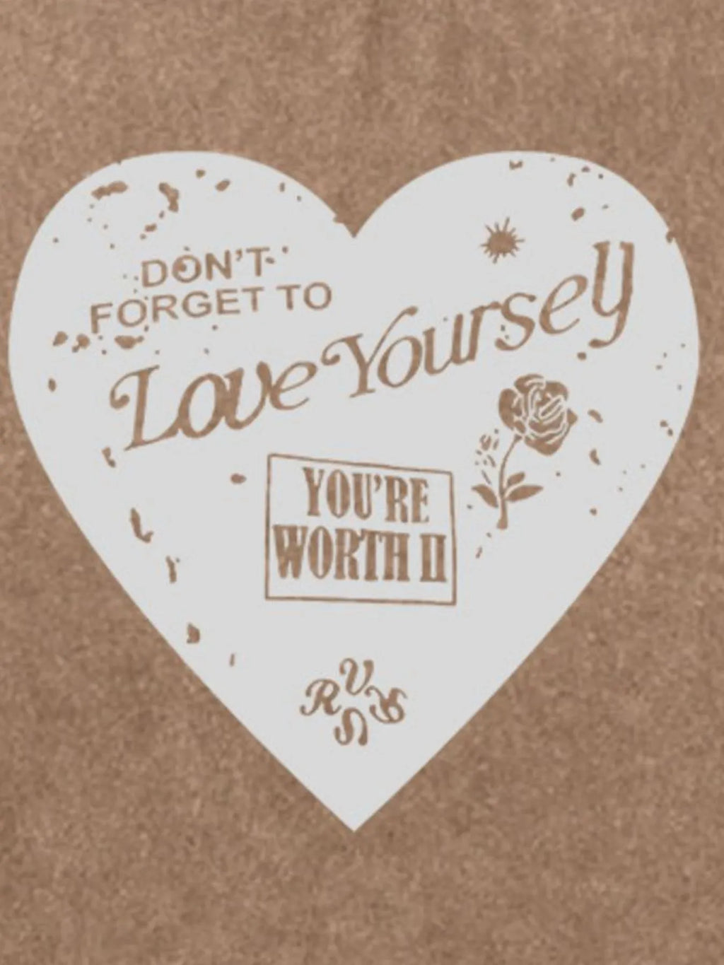 Sarah Express Women's Heart Round Neck Short Sleeve T-Shirt - Oversized Washed Cotton Tee