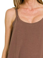 Sarah Express Women’s Cami Mini Dress with Built-in Romper Liner