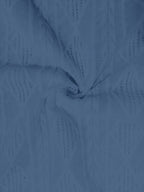 Sarah Express Women's Textured Notched Short Sleeve Blouse