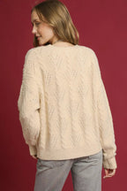 Women's Pearl-Embellished Long Sleeve Sweater | Fast Shipping | Sarah Express