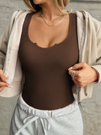 Sarah Express Women's Ribbed Knit Long Sleeve T-Shirt