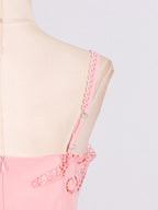 Sarah Express Women's Hollow Out Adjustable Strap Mini Dress