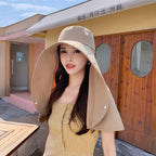 Sun Protection Hat Neck Shawl Coverage Dome Style