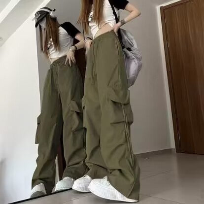High Waist Quick Drying Retro Casual Pants