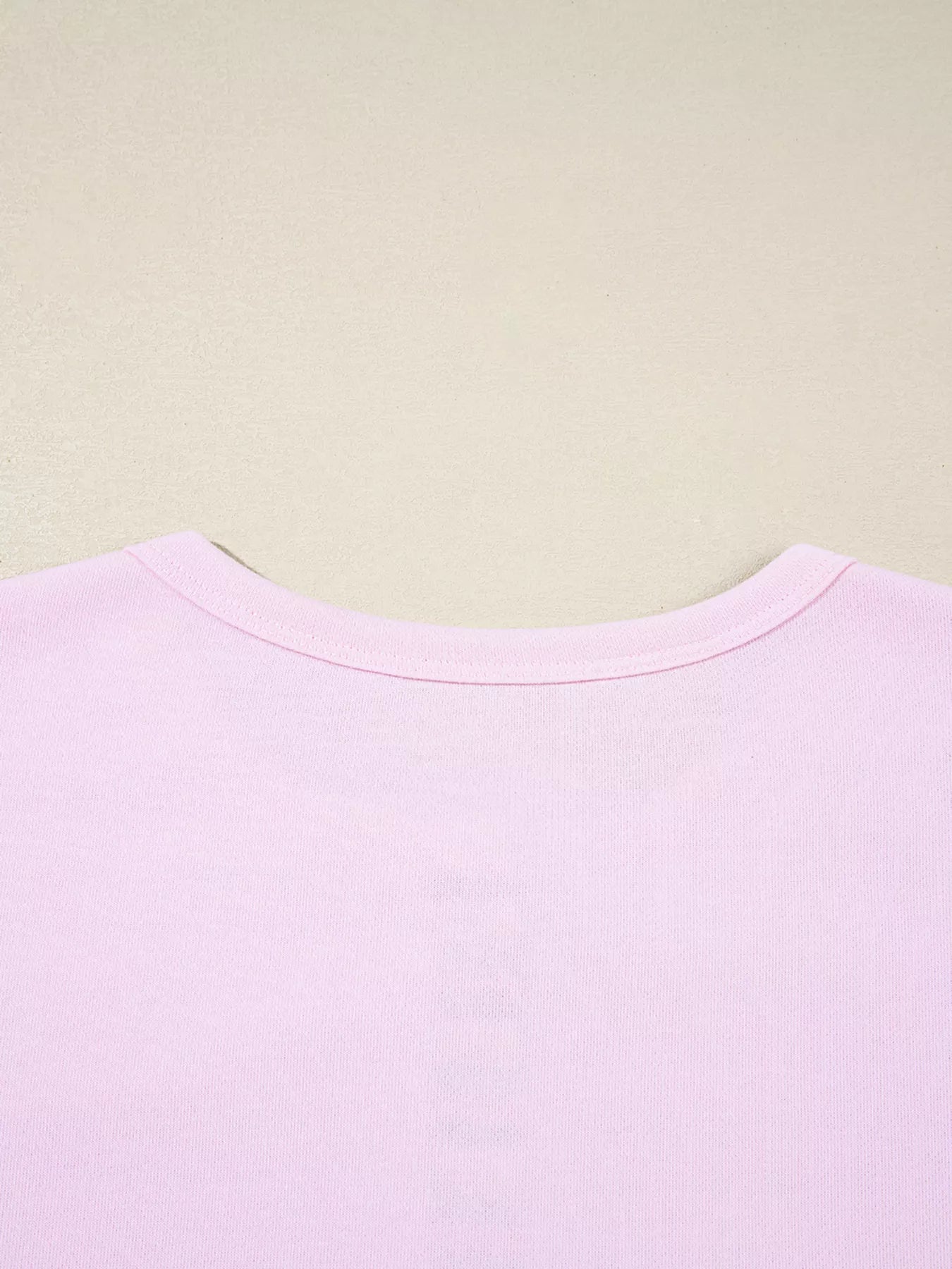 Sarah Express Women's Exposed Seam Color Block Striped Patchwork Loose Henley Sweatshirt