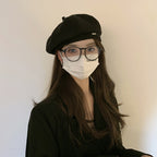 Classic Dome Beret Painter Cap Women's Polyester All Season Hat