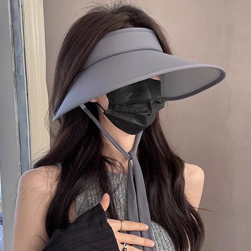 Women's Wide Brim Sun Protection Visor UV Protective Cycling Hat