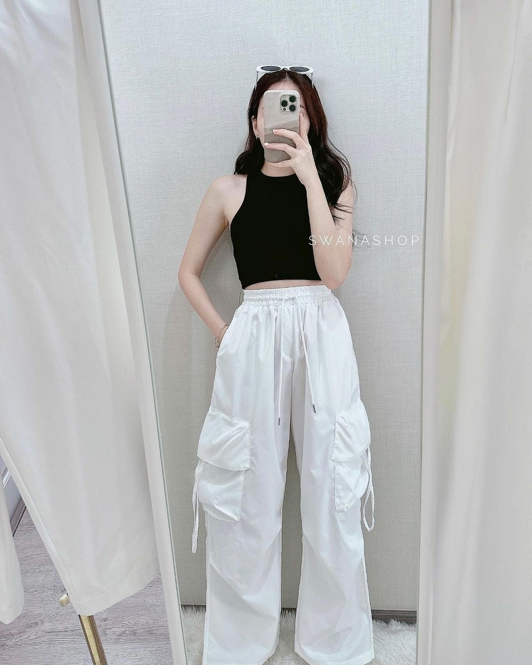 High Waist Quick Drying Retro Casual Pants