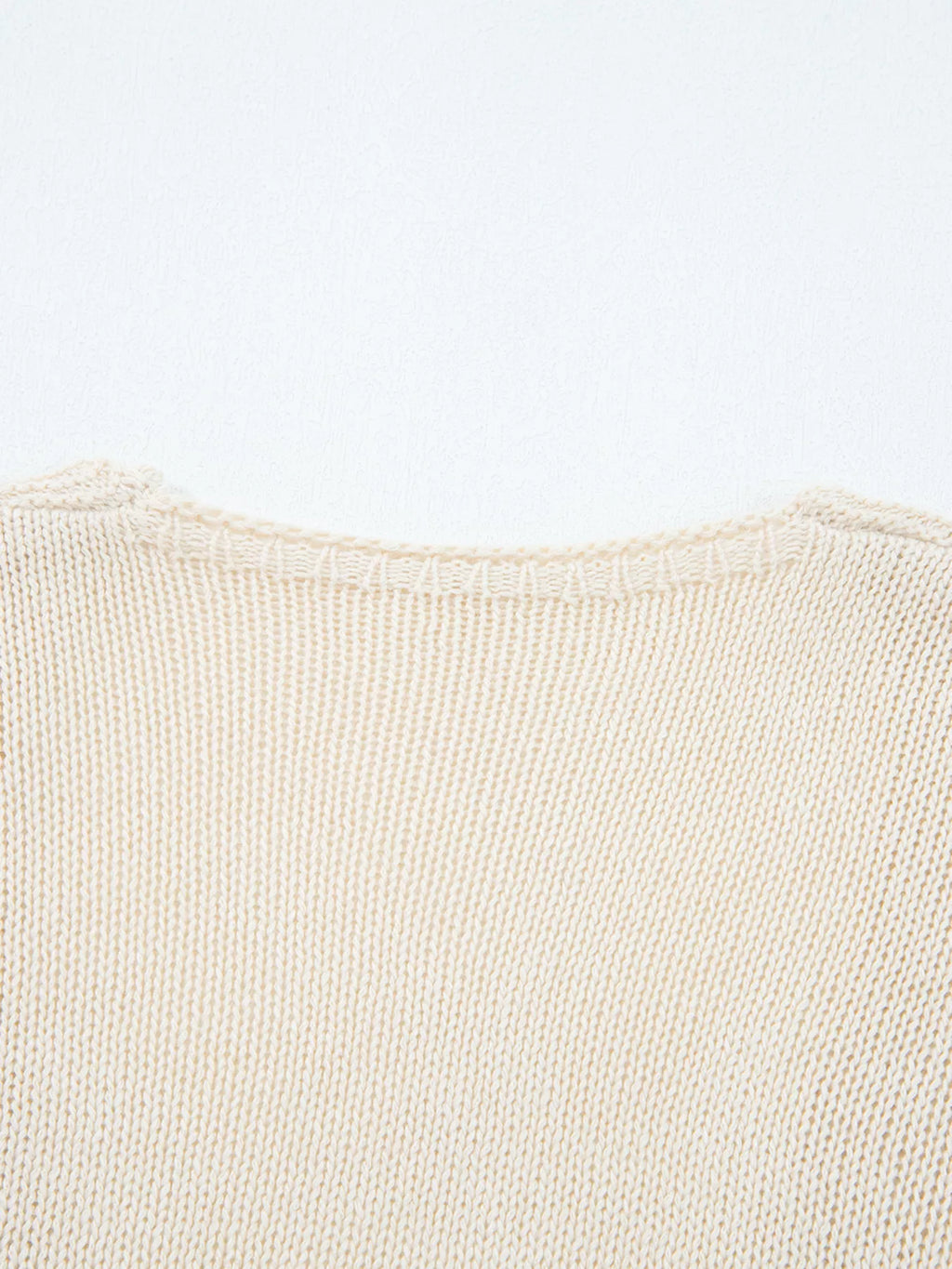 Sarah Express Women's Hollowed Knit Open Front Cardigan