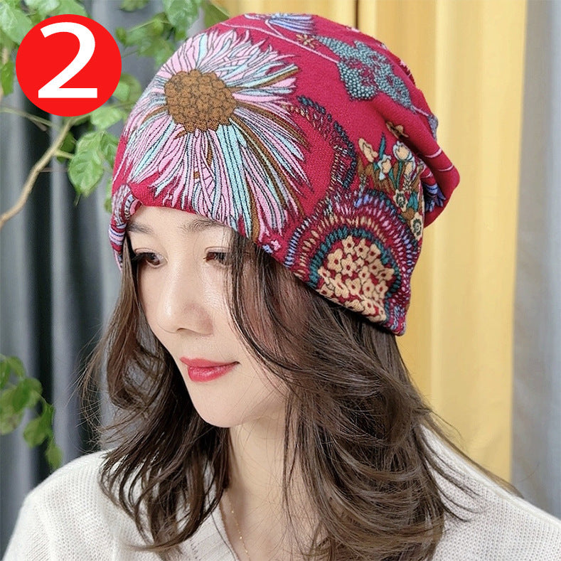 Twisted Convertible Hat Scarf Multi Way Head Wrap Cold Weather Accessory