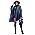 Women's Oversized Plaid Scarf Shawl Wrap Imitation Cashmere Winter Travel Accessory
