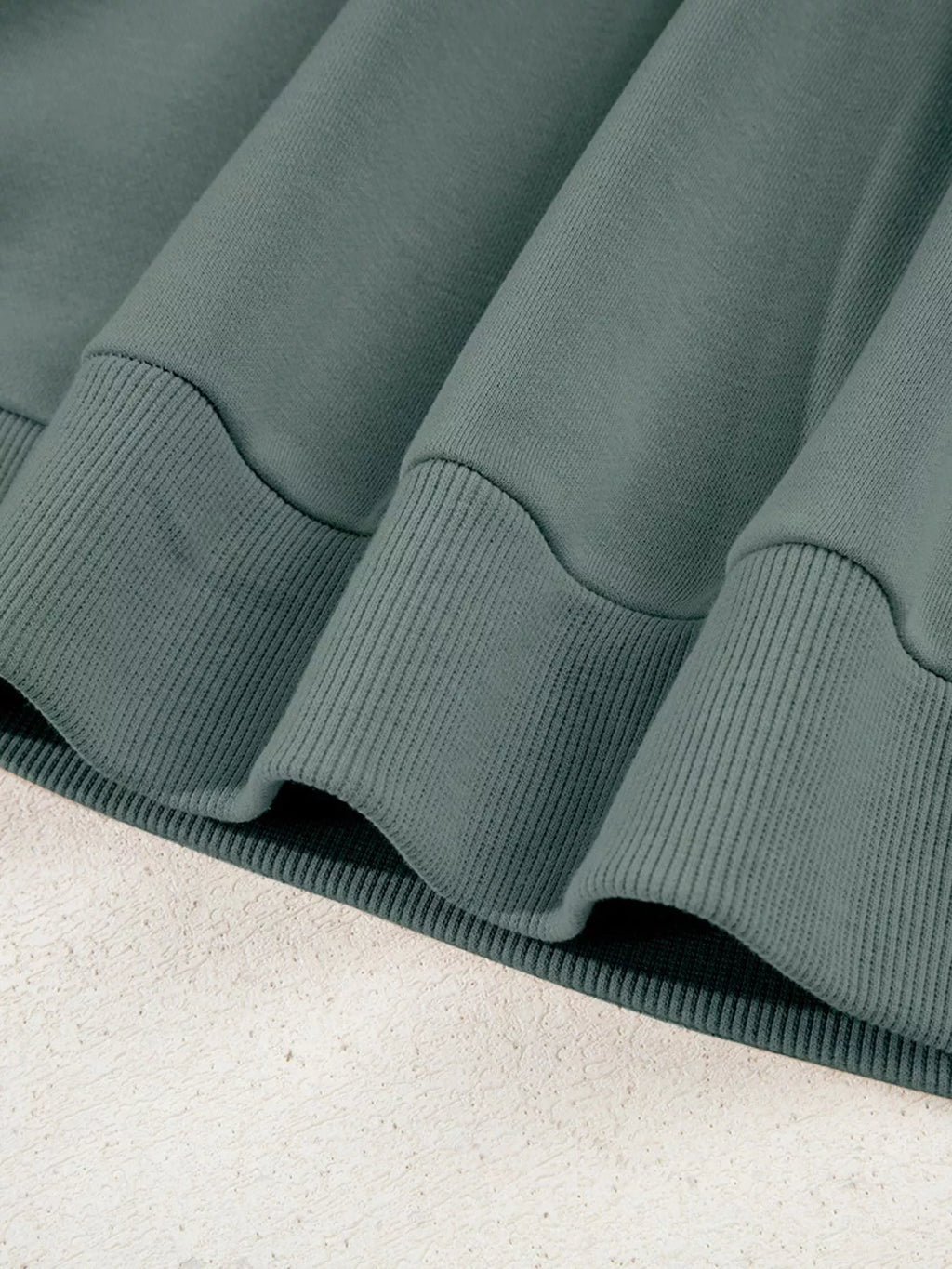 Sarah Express Women's Notched Raglan Sleeve Sweatshirt with Lace Detail