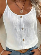 Women's Solid Color Cami Top Sleeveless Breathable Spring Summer Casual