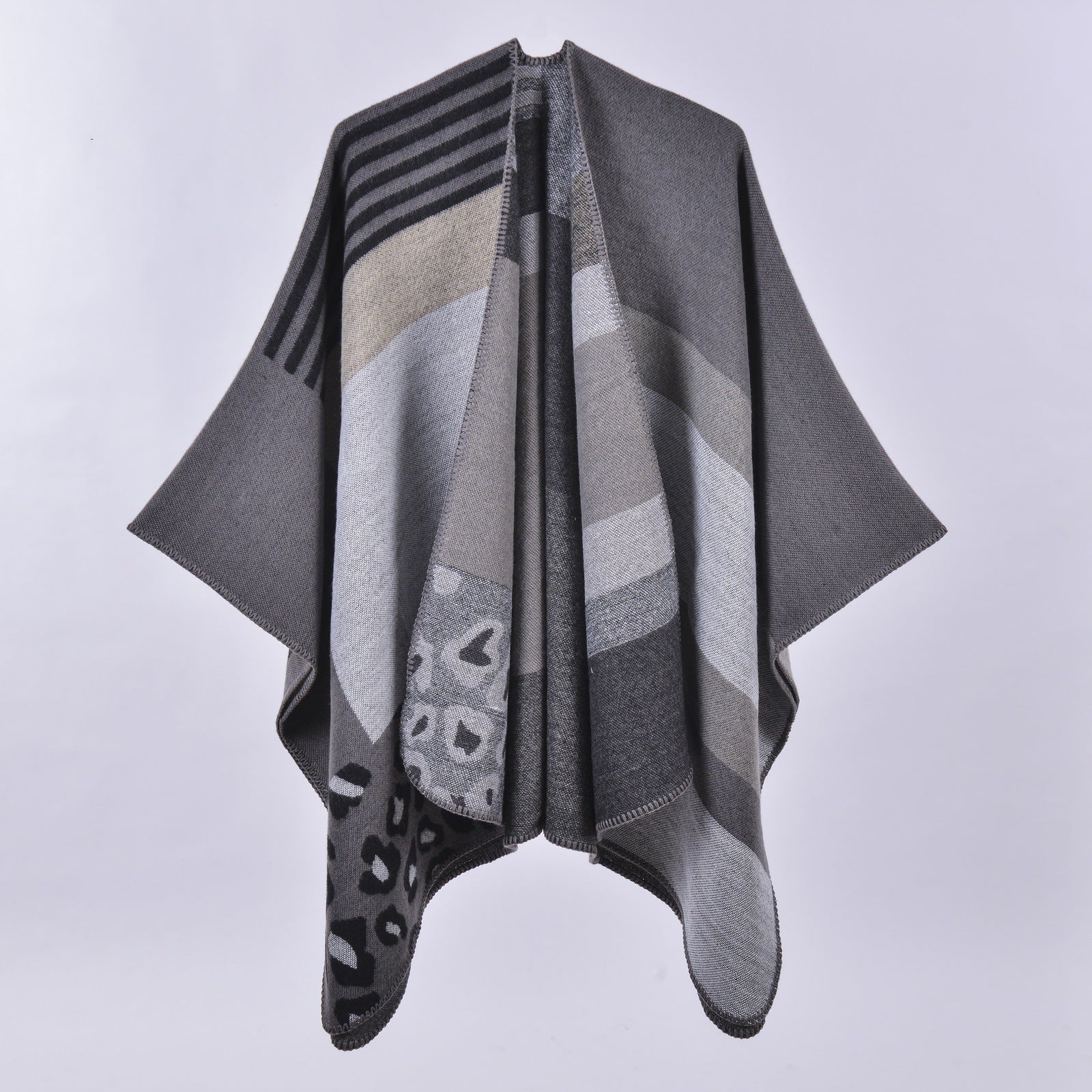 Women's Oversized Plaid Scarf Shawl Wrap Imitation Cashmere Winter Travel Accessory