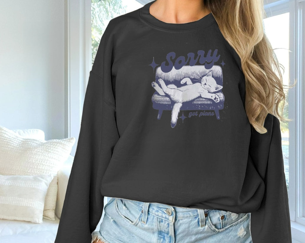 Women's Long Sleeve Hoodie Sweatshirt - Solid Color Pullover Top