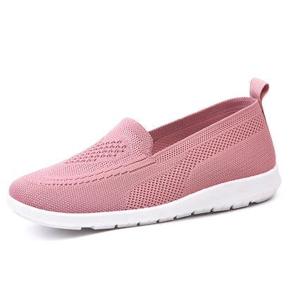 Sarah Express Breathable Casual Flat Shoes F14 Pink Bag