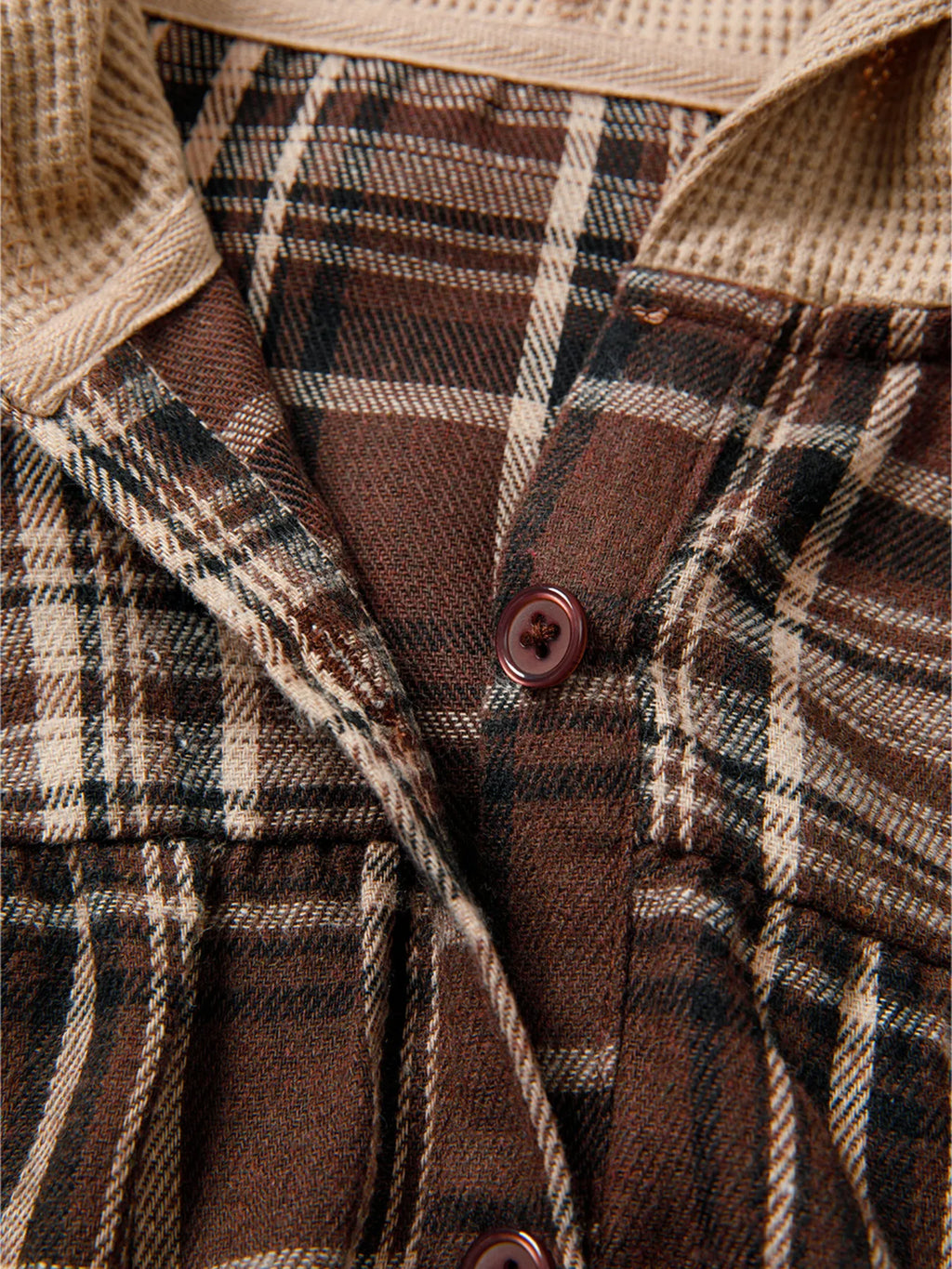 Sarah Express Women's Plaid Patchwork Long Sleeve Hooded Top