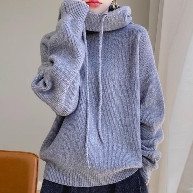 Women's Thicken Knit Sweater Pullover Long Sleeve Casual Autumn Winter Warm