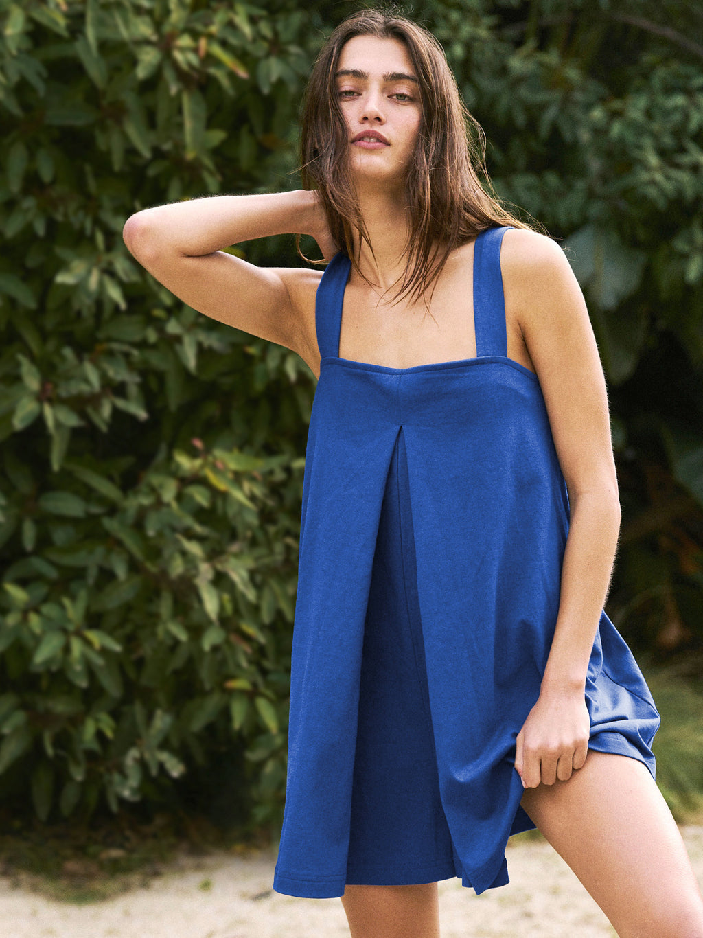 Sarah Express Women's Solid Color Romper - Wide Waist Jumpsuit Shorts with Micro Stretch