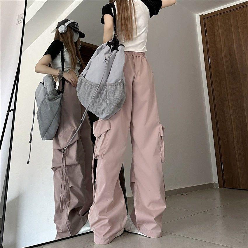 High Waist Quick Drying Retro Casual Pants