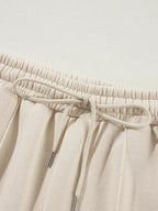 Sarah Express Women's Drop Shoulder Zip Up Jacket and Drawstring Pants Active 2pcs Set