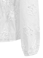 Sarah Express Women's Lace Detail Button Up Shirt