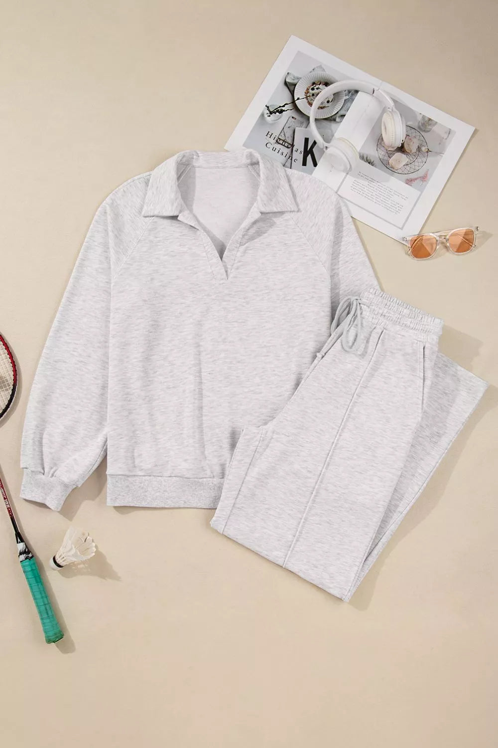 Sarah Express Women's Long Sleeve Sweatshirt and Pants Set