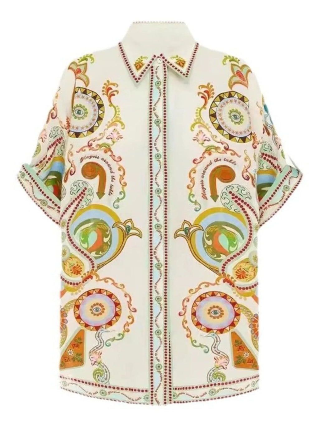 Sarah Express Women's Printed Half Sleeve Shirt and Shorts Set