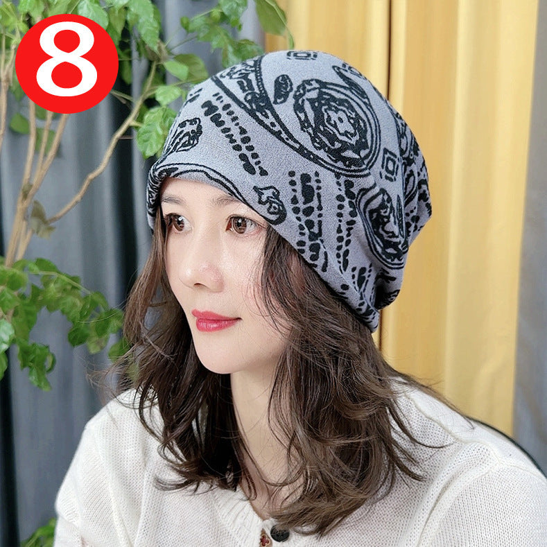 Twisted Convertible Hat Scarf Multi Way Head Wrap Cold Weather Accessory
