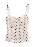 Sarah Express Women's Printed Smocked Cami Top