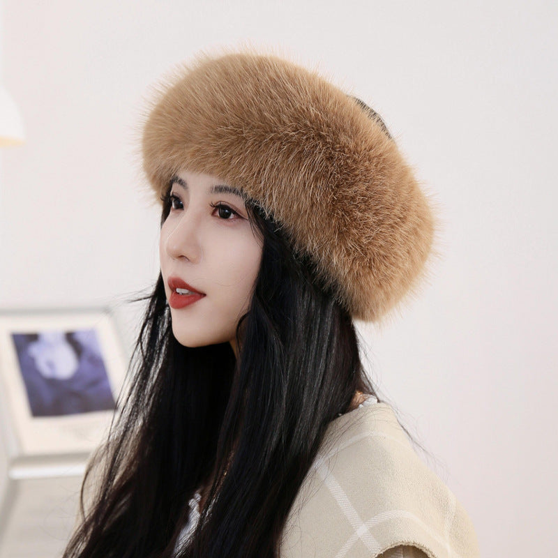 Faux Fur Headband Ear Warmer Winter Hair Band Accessory