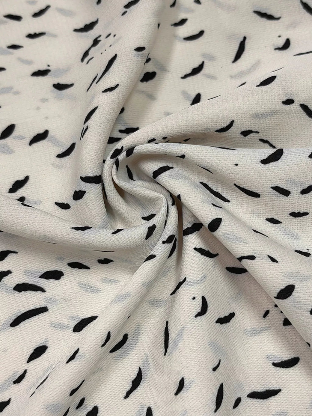 Sarah Express Women's Ruffled Printed Tie Neck Long Sleeve Blouse