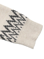 Sarah Express Women's Nordic Fair Isle Pattern Round Neck Sweater