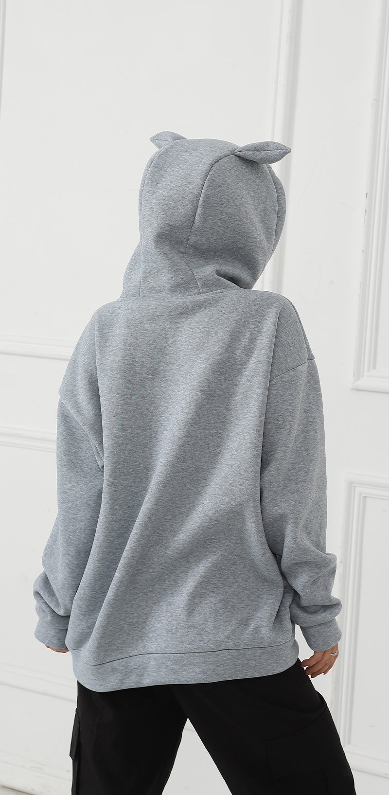 Women's Printed Long Sleeve Hoodie Sweatshirt - Casual Pullover Top