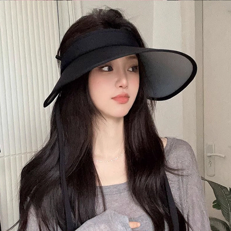 Women's Wide Brim Sun Protection Visor UV Protective Cycling Hat