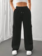 Sarah Express Women's Relaxed Fit Drawstring Pants
