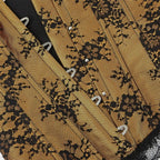 Lace Long Sleeve Fitted Top Seamless Ultra Thin Luxury Detail