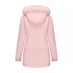 Trendsi Full Size Fur Hooded Warm Winter Parka Outerwear Plus Size