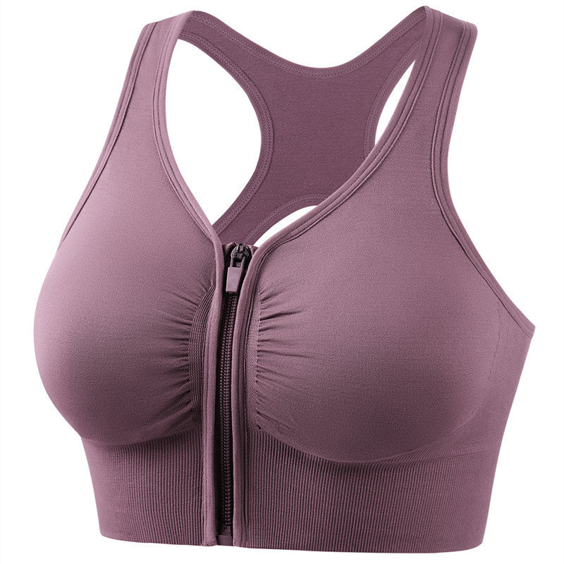 Women's Shockproof Push Up Sports Bra - High Impact Running Yoga Fitness Plus Size