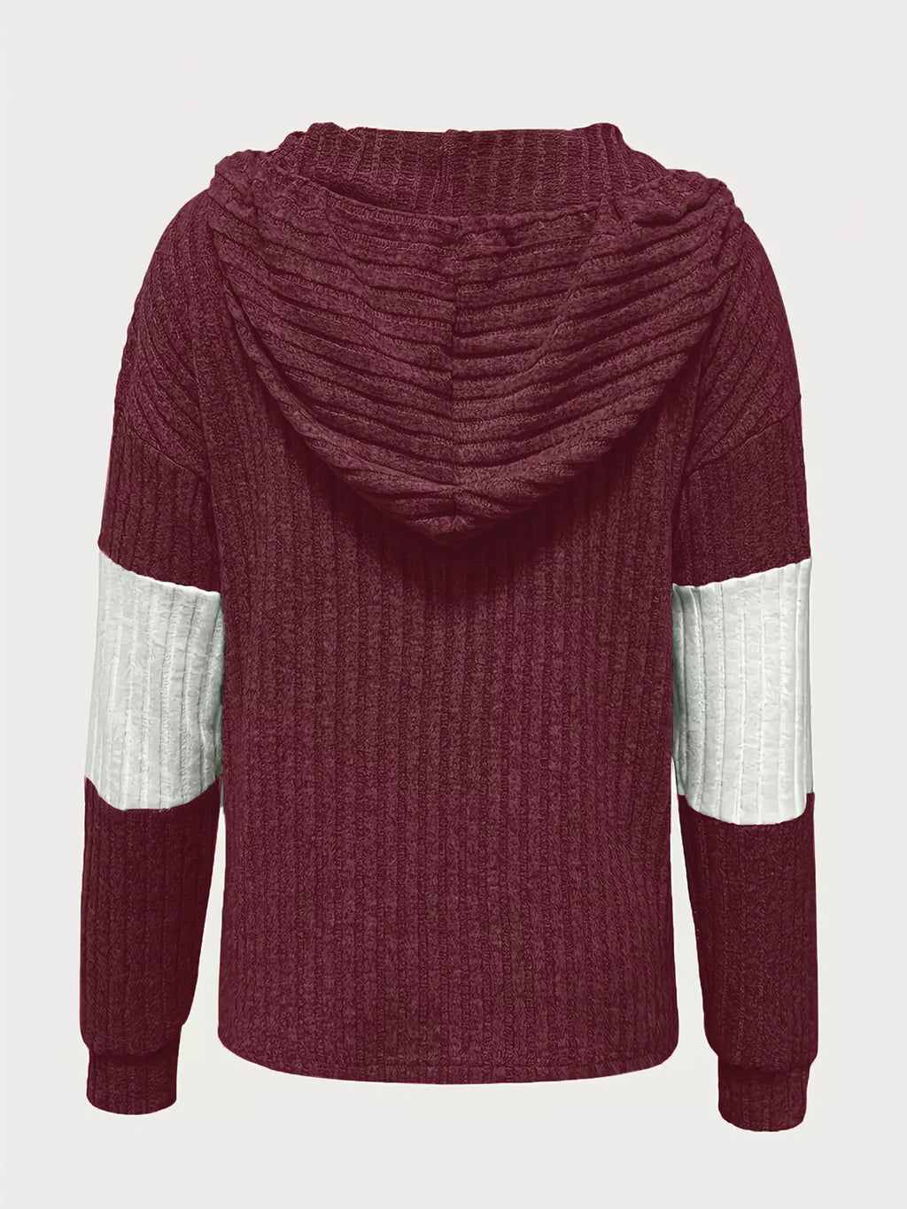 Sarah Express Women's Color Block Drawstring Long Sleeve Hoodie