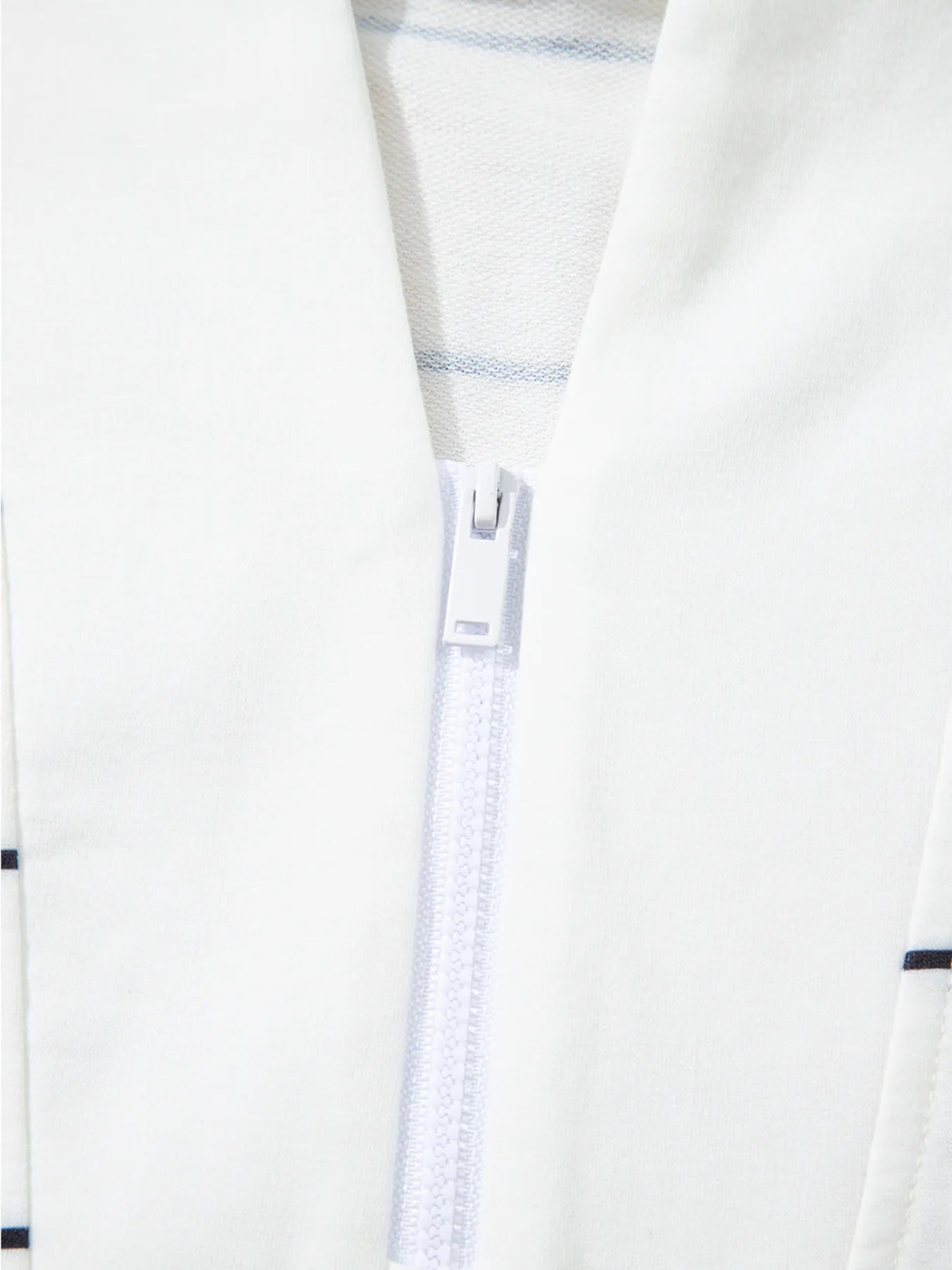 Sarah Express Women's Striped Quarter Zip Sweatshirt with Relaxed Fit