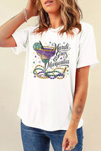 Sarah Express Women's Mardi Gras Margaritas Cheerful Graphic Tee