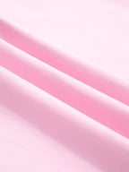 Sarah Express Women's Contrast Trim Notched Short Sleeve Blouse